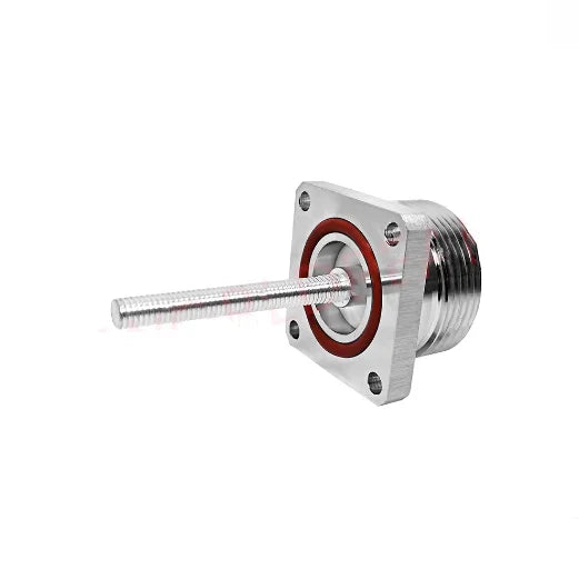 7/16 DIN Female 4-Hole Flange RF Connector M5 L29 38mm