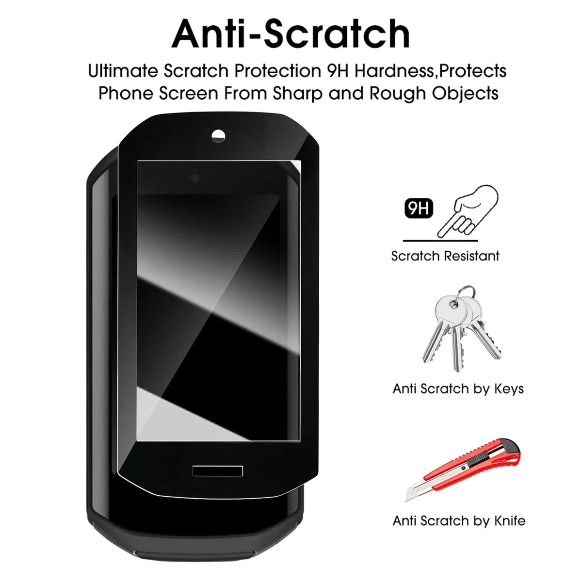 Garmin Edge 1050 Tempered Glass Screen Protector 3D Curved