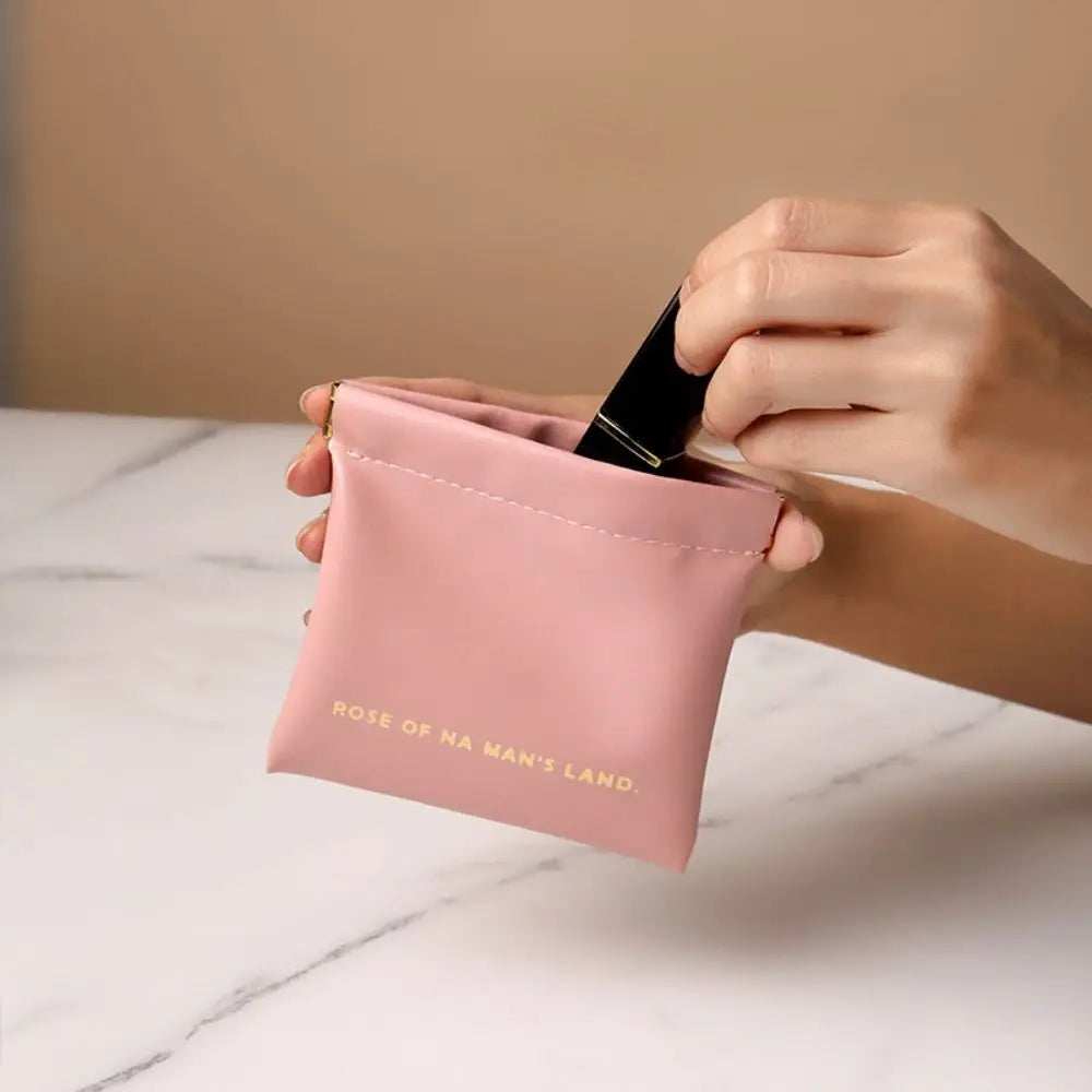 Portable Mini PU Makeup & Jewelry Travel Bag for Women