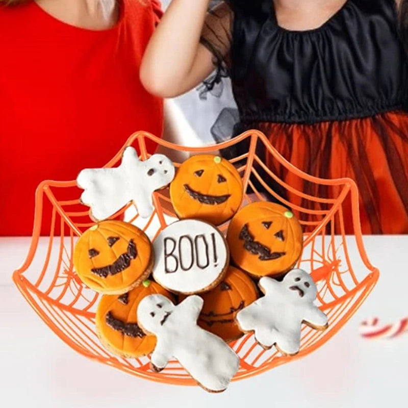 Halloween Spider Web Candy Bowl – Trick or Treat Basket