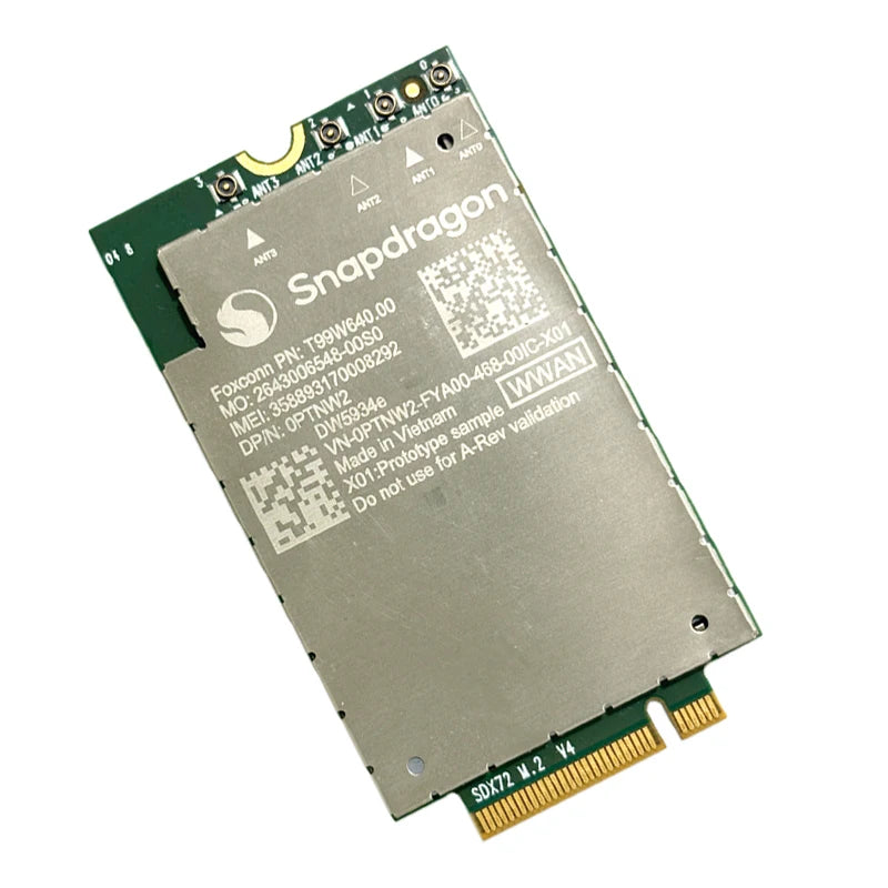 DW5934e Snapdragon X72 5G M.2 Wireless Modem CAT 20 LTE