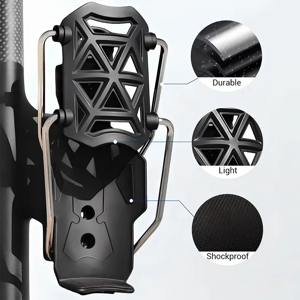 Universal Rotating Bike Cup Holder – No Drill Mount