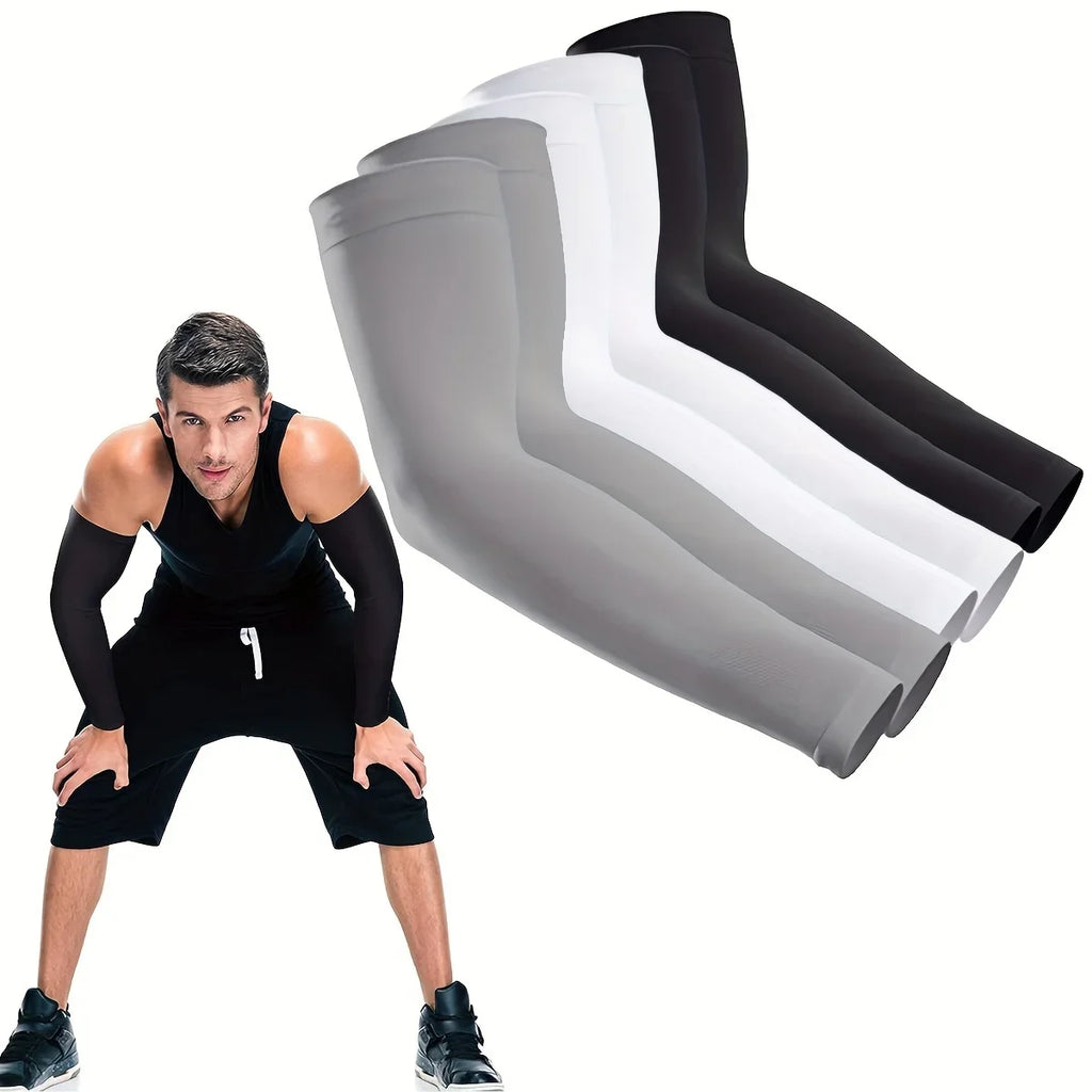 3-Pack UV Sun Protection Arm Sleeves – Cooling Outdoor Sports