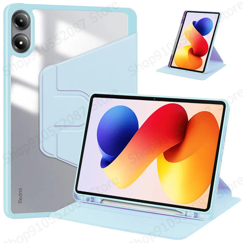 Redmi Pad 2 Pro Case 360 Rotating Stand & Pen Holder 12.1"