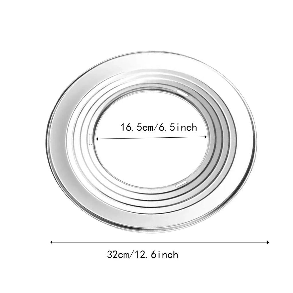 32cm Stainless Steel Steamer Ring Adapter for 18–30cm Pots