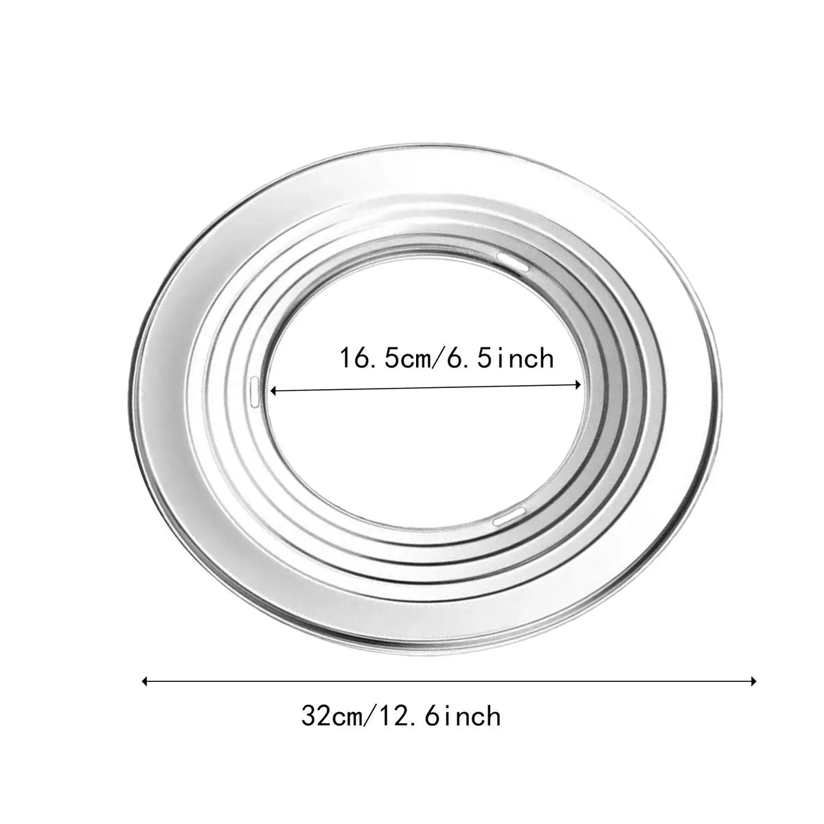 32cm Stainless Steel Steamer Ring Adapter for 18–30cm Pots
