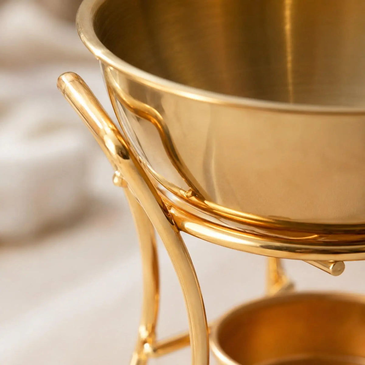 Stainless Steel Aroma Oil Burner & Tealight Holder | Spa Decor