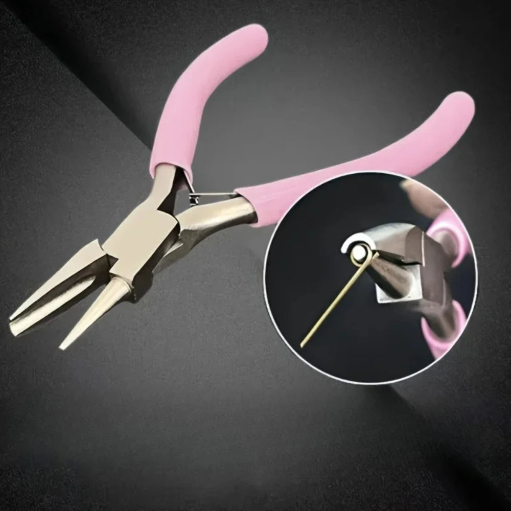 5-Inch Round Concave Pliers | Precision Jewelry Wire Loop Tool