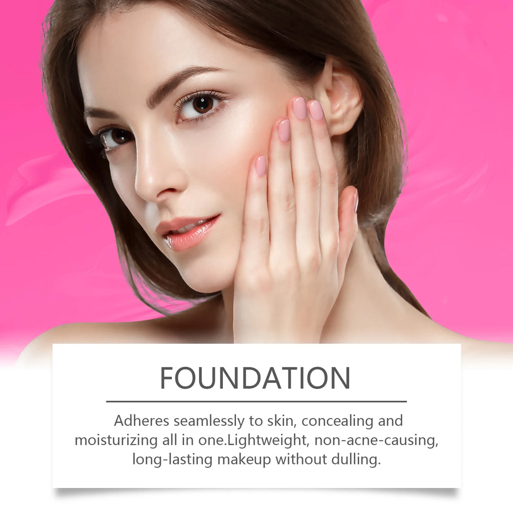 Peptide Foundation Cream – Full Coverage, Hydrating & Oil-Control