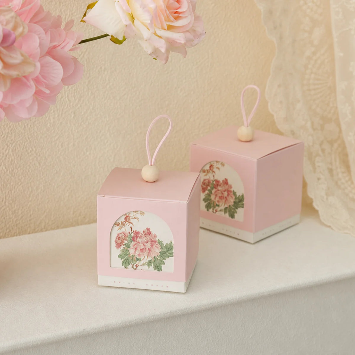 Chinese Style Square Wedding Candy Box | 7 Colors