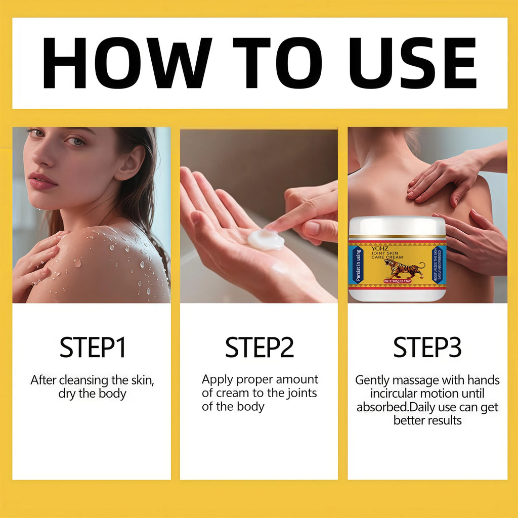 YCHZ Tiger Massage Cream – Moisturizing Body Cream 60g