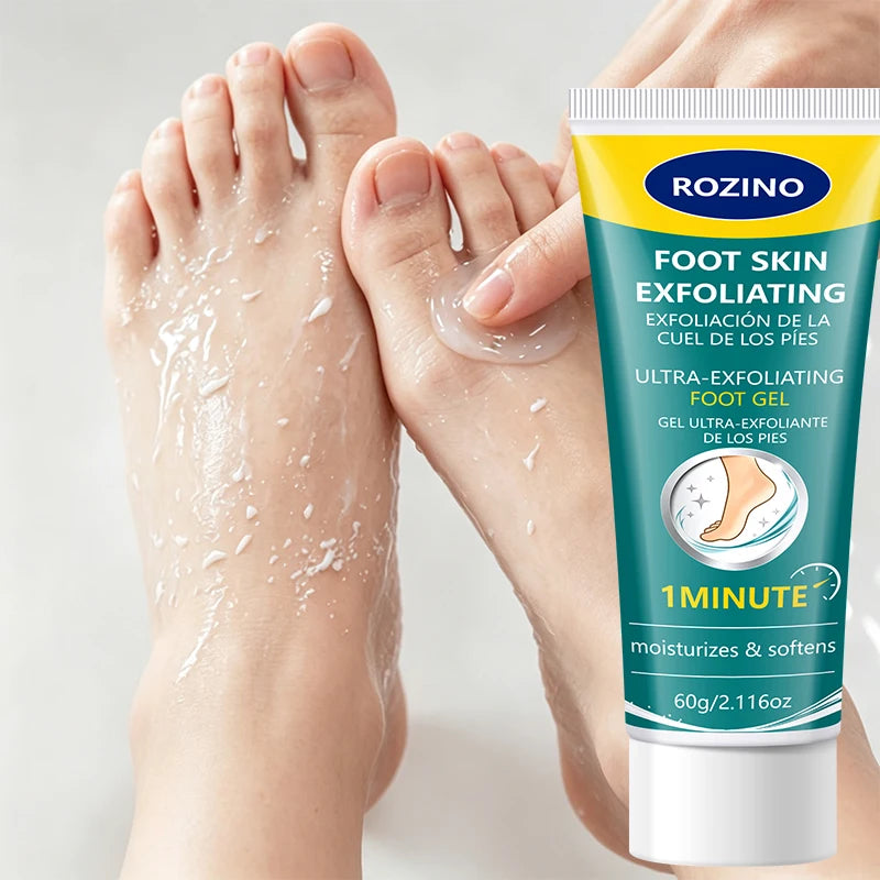 ROZINO Foot Exfoliating Gel – Callus Softener & Moisturizer