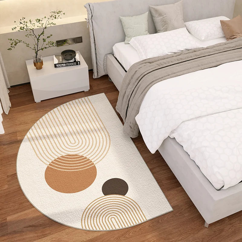 Semi-Circular Anti-Slip Door Mat | Modern Luxury Entrance Rug