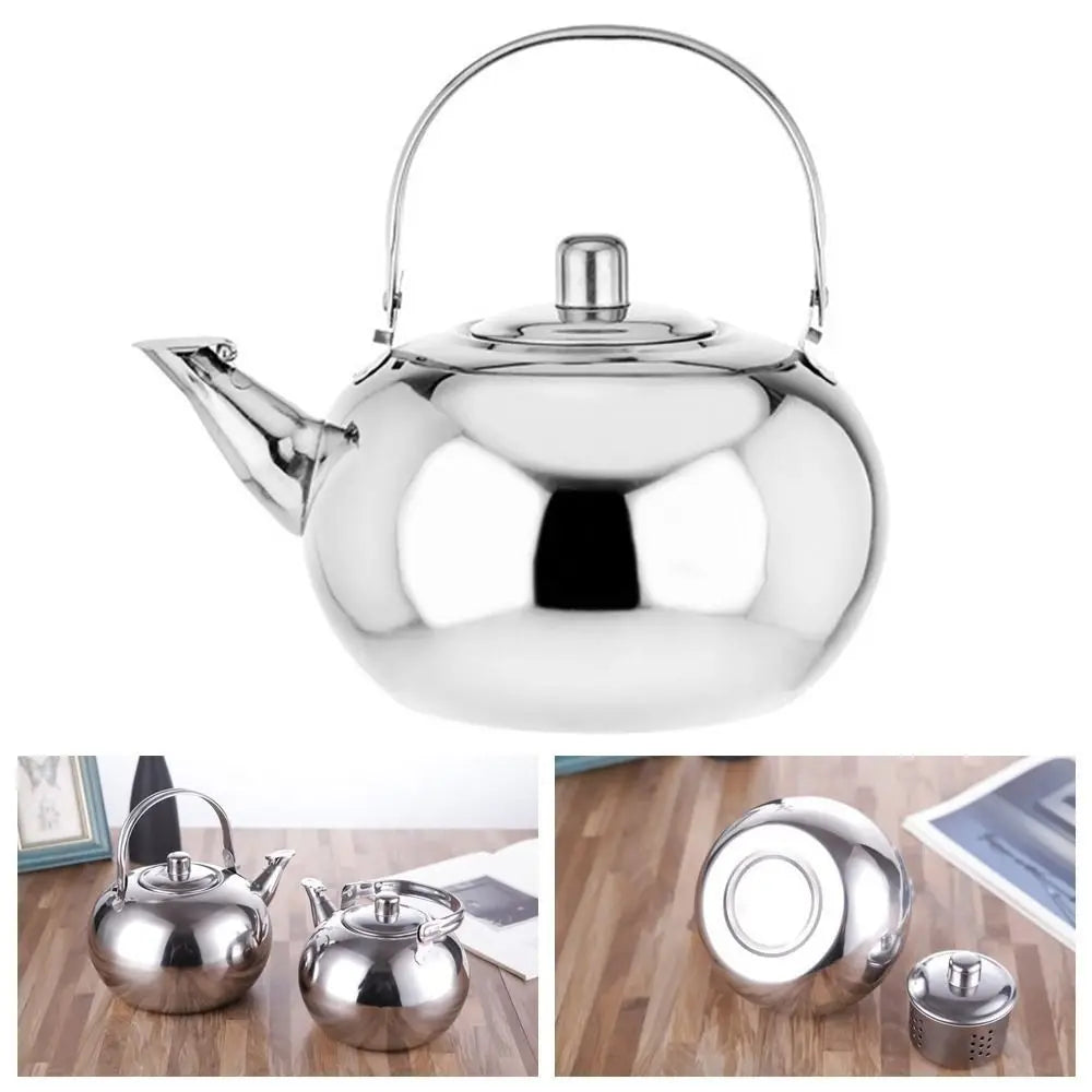 Stainless Steel Tea & Coffee Kettle with Infuser Filter