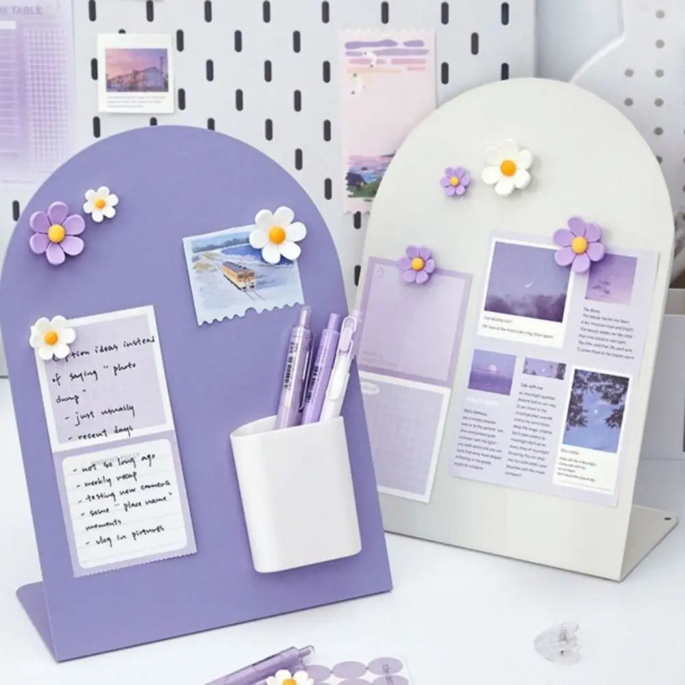 Large Capacity Desktop Message Board – Metal Note Storage Board