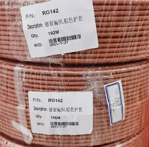 RG142 Double Shielded RF Coaxial Cable 50 Ohm – 1 to 20m