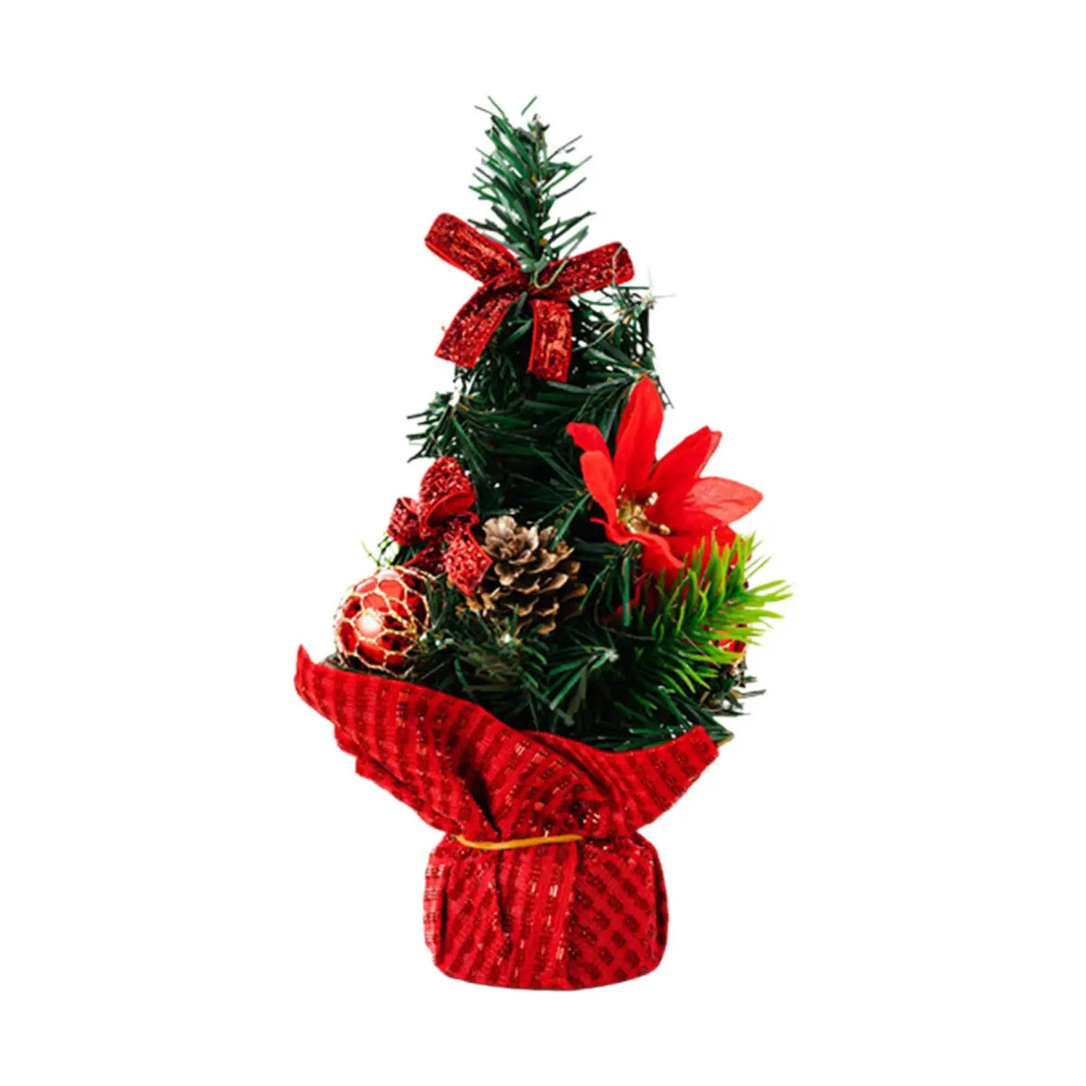 Miniature Tabletop Christmas Tree – Festive Desk Centerpiece