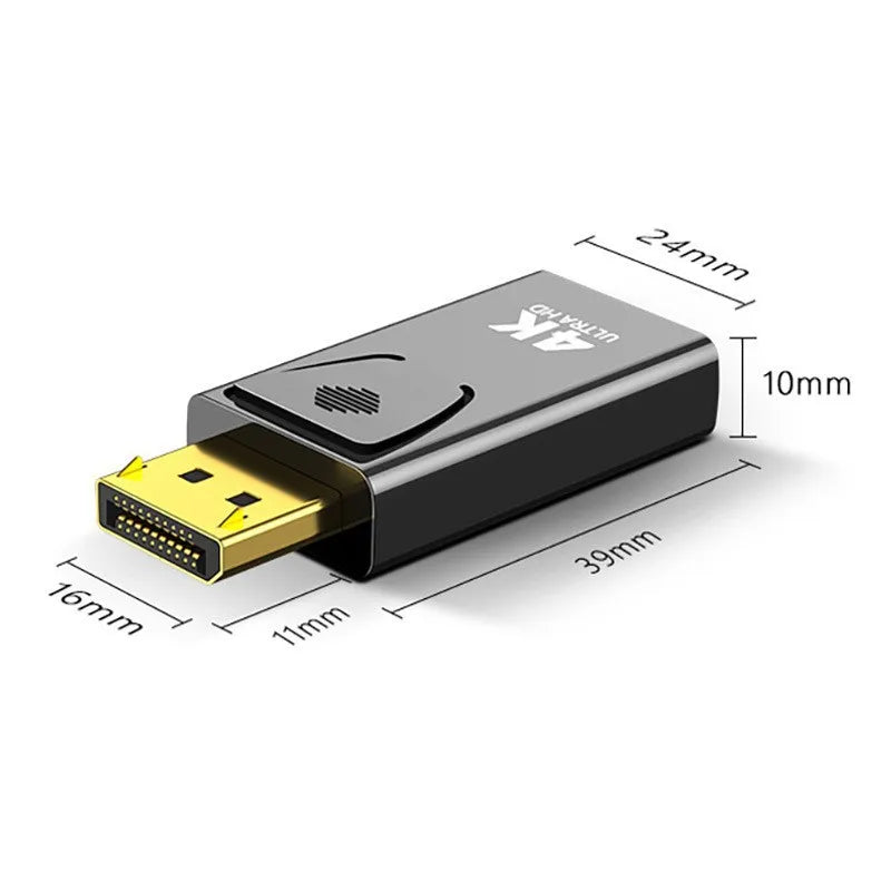 4K DisplayPort to HDMI Adapter | Audio Video Converter