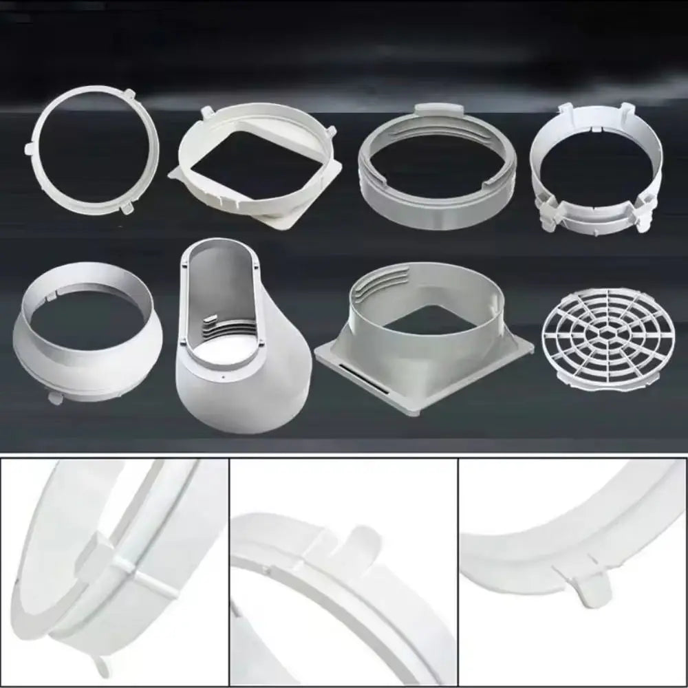 AC Exhaust Hose Connector | Round & Square Duct Adapter