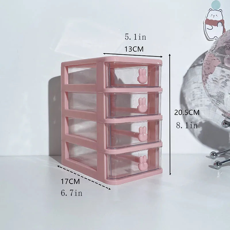 Transparent Stackable Drawer Organizer | Modular PP Storage Box