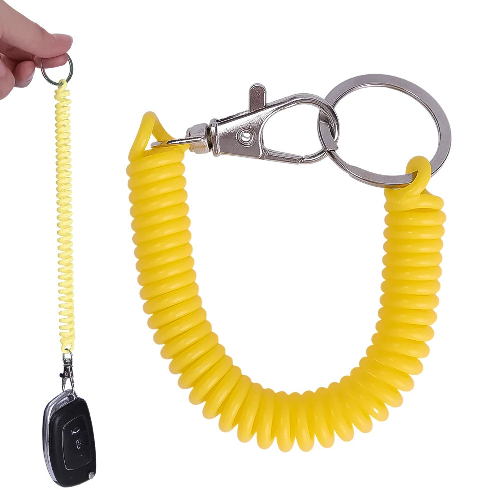 Retractable Spiral Keychain Strap – Anti-Lost Phone Lanyard