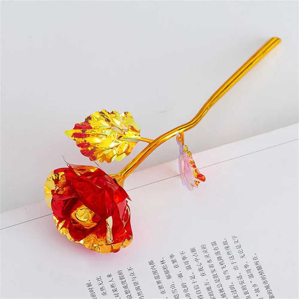 Transparent Artificial Rose | Plastic Decorative Flower