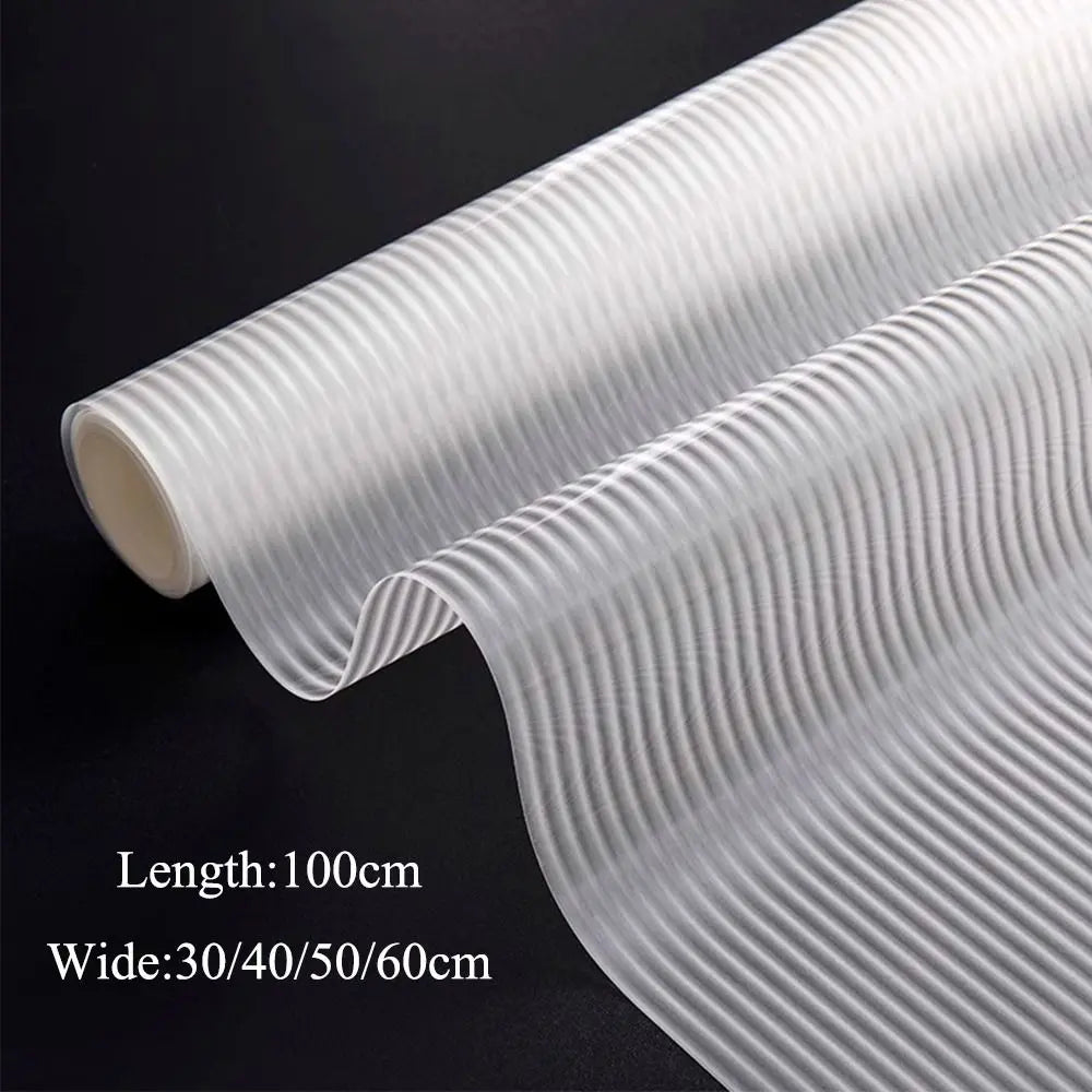 Frosted Reeded Glass Privacy Window Film – UV Blocking