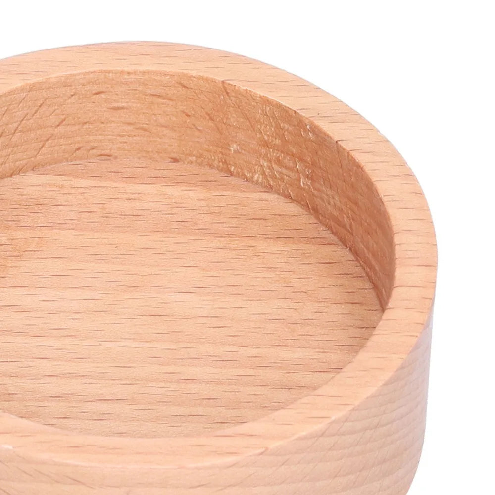 Beech Wood Snack & Seasoning Dish with Handle | Set of 1 or 2