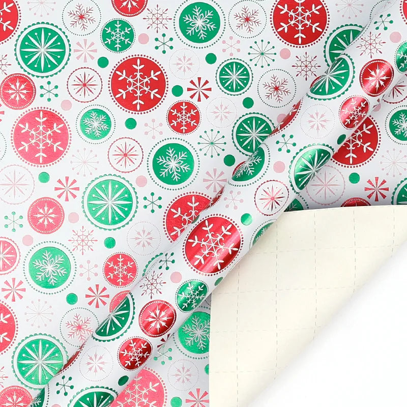 Recyclable Kraft Christmas Wrapping Paper Roll 300x43cm