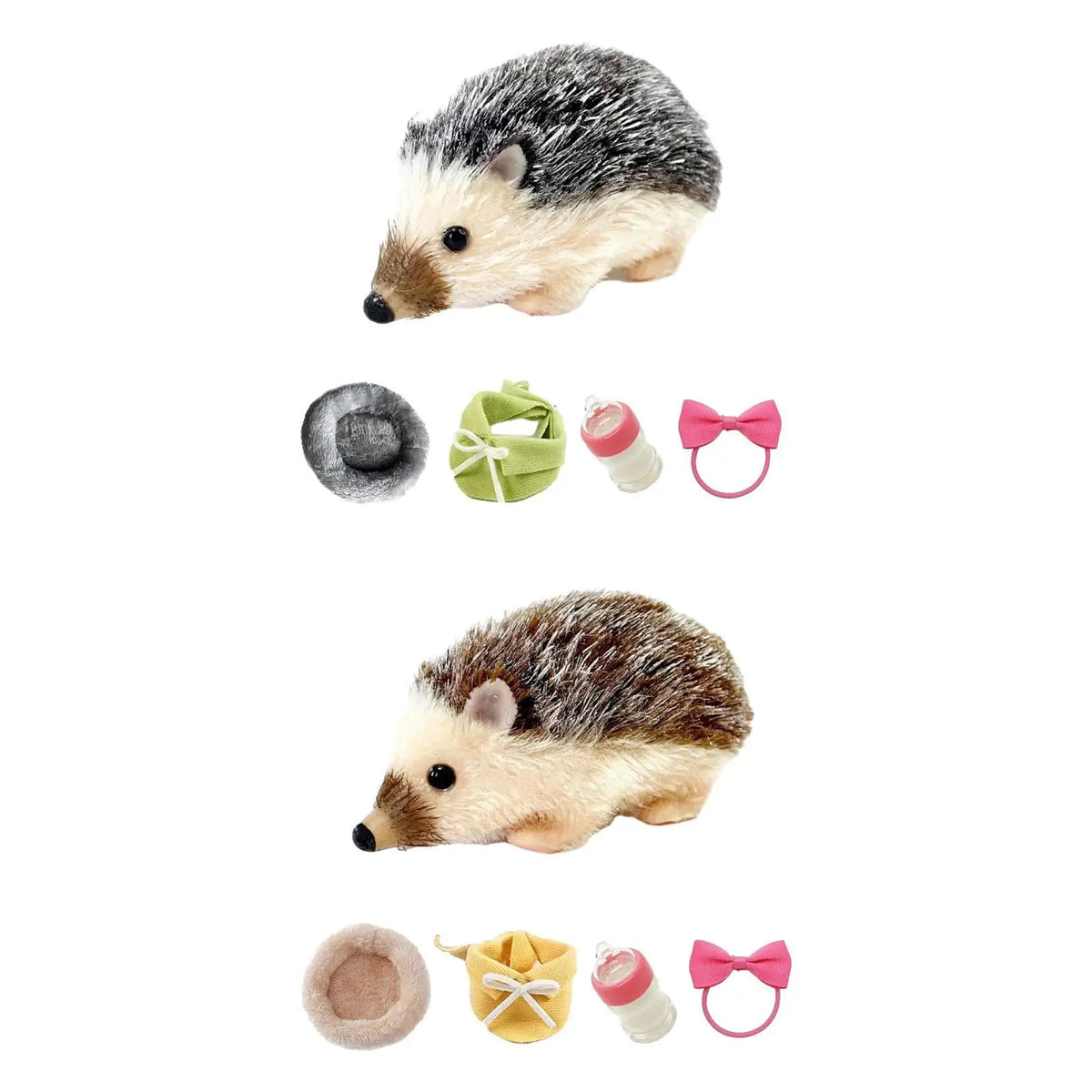 5" Lifelike Mini Silicone Hedgehog Toy – Kids Gift Set