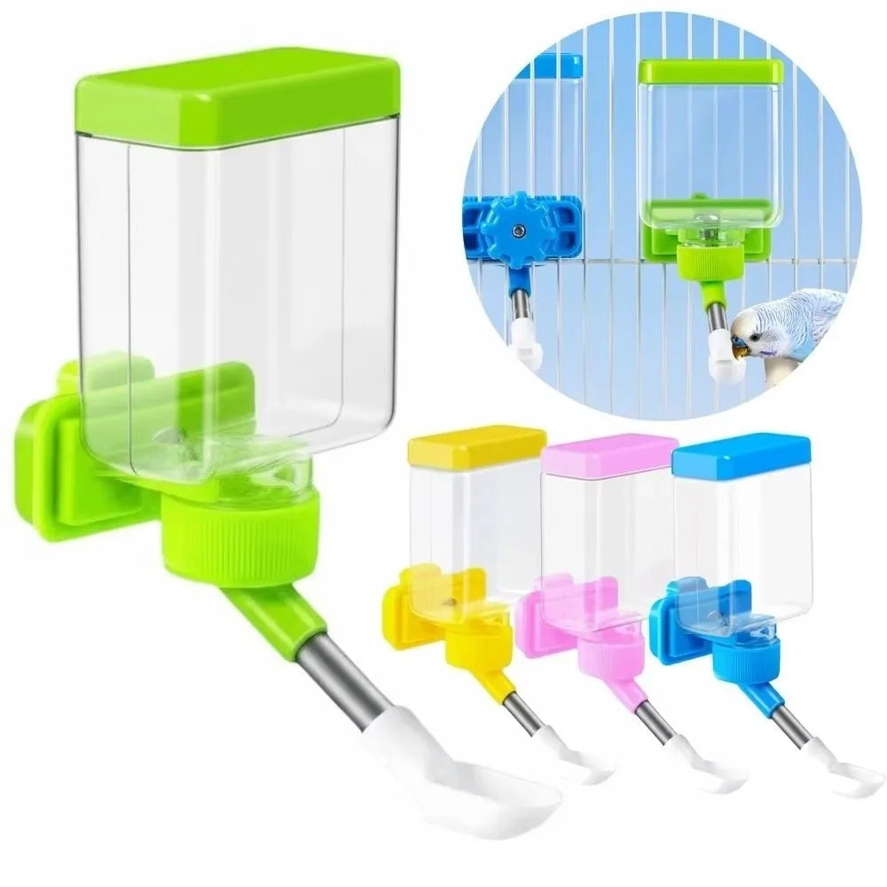 Hanging Bird Cage Water Dispenser – Automatic Leak-Proof