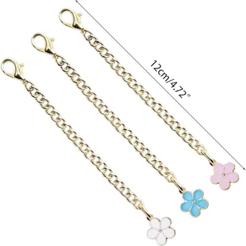 Heart Letter Charm Chain Keychain for Stanley Cup Tumbler
