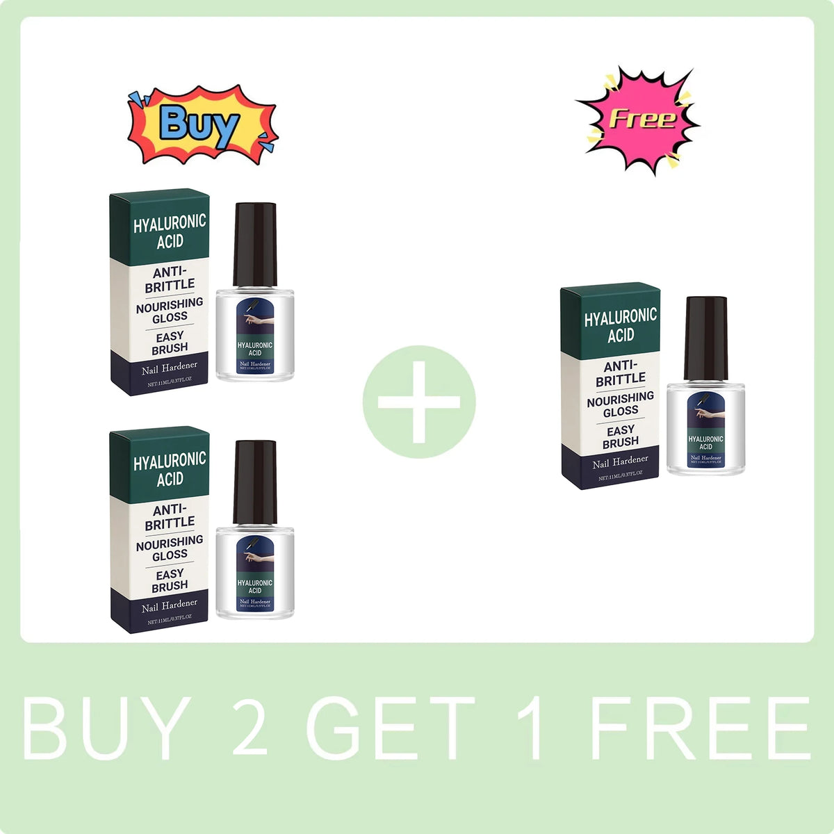 Nail Serum & Cuticle Oil | Hyaluronic Acid Nail Treatment