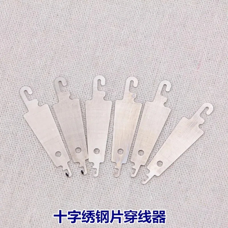 Stainless Steel Needle Threader – Cross-Stitch & Sewing Tool