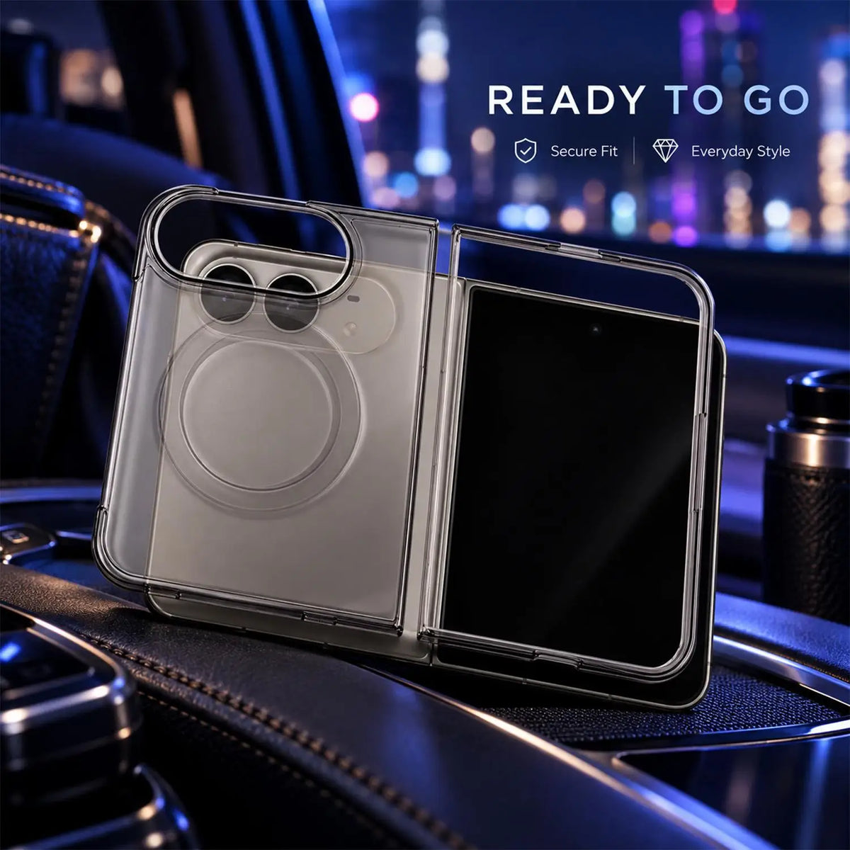 iPhone Duo 5G Clear Shockproof PC Case – Transparent Cover