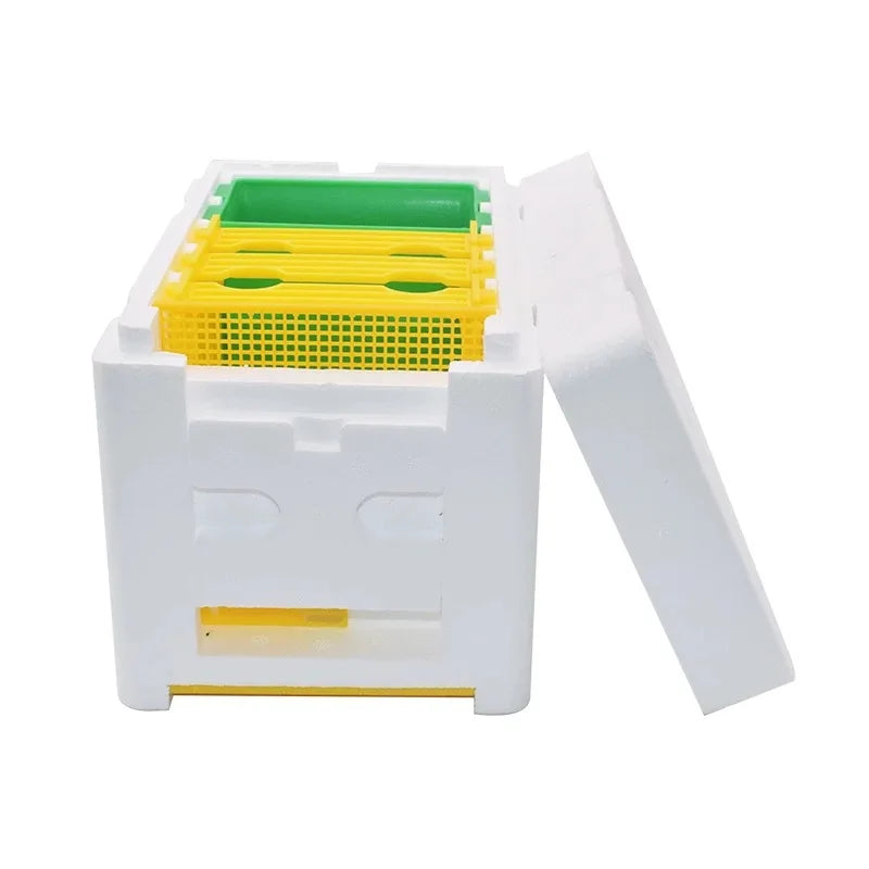 Queen Bee Breeding Box with Mating Chamber – Foam Nuc Hive