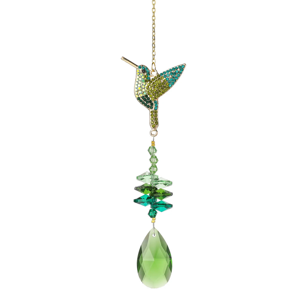 Hummingbird Crystal Suncatcher – Prism Window & Garden Decor