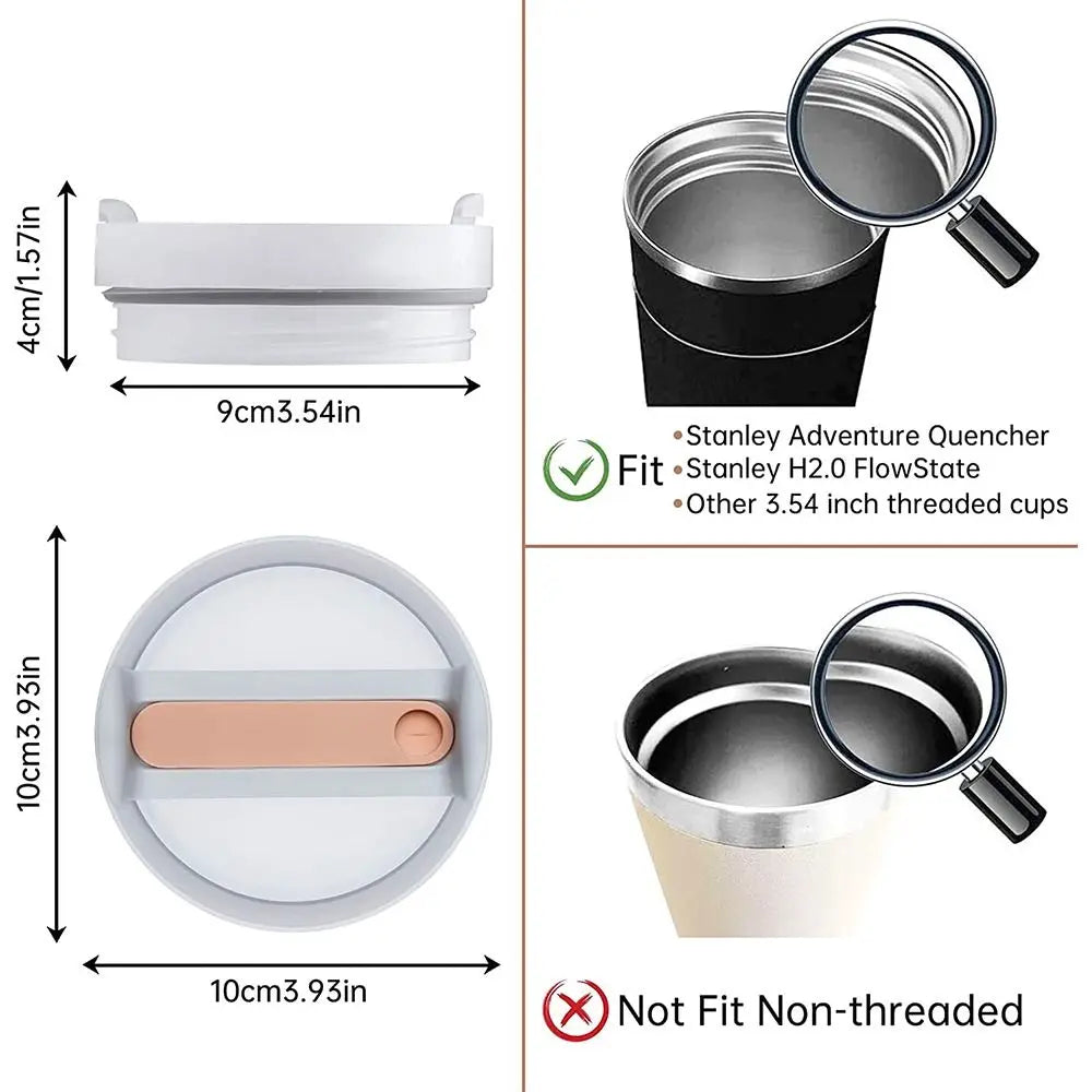 Spill-Proof Replacement Lid for Stanley 40oz Quencher Tumbler