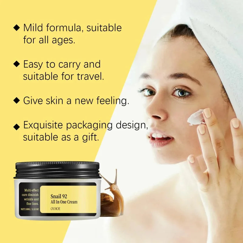 Snail 92 Mucin All-In-One Cream | Korean Skincare Moisturizer