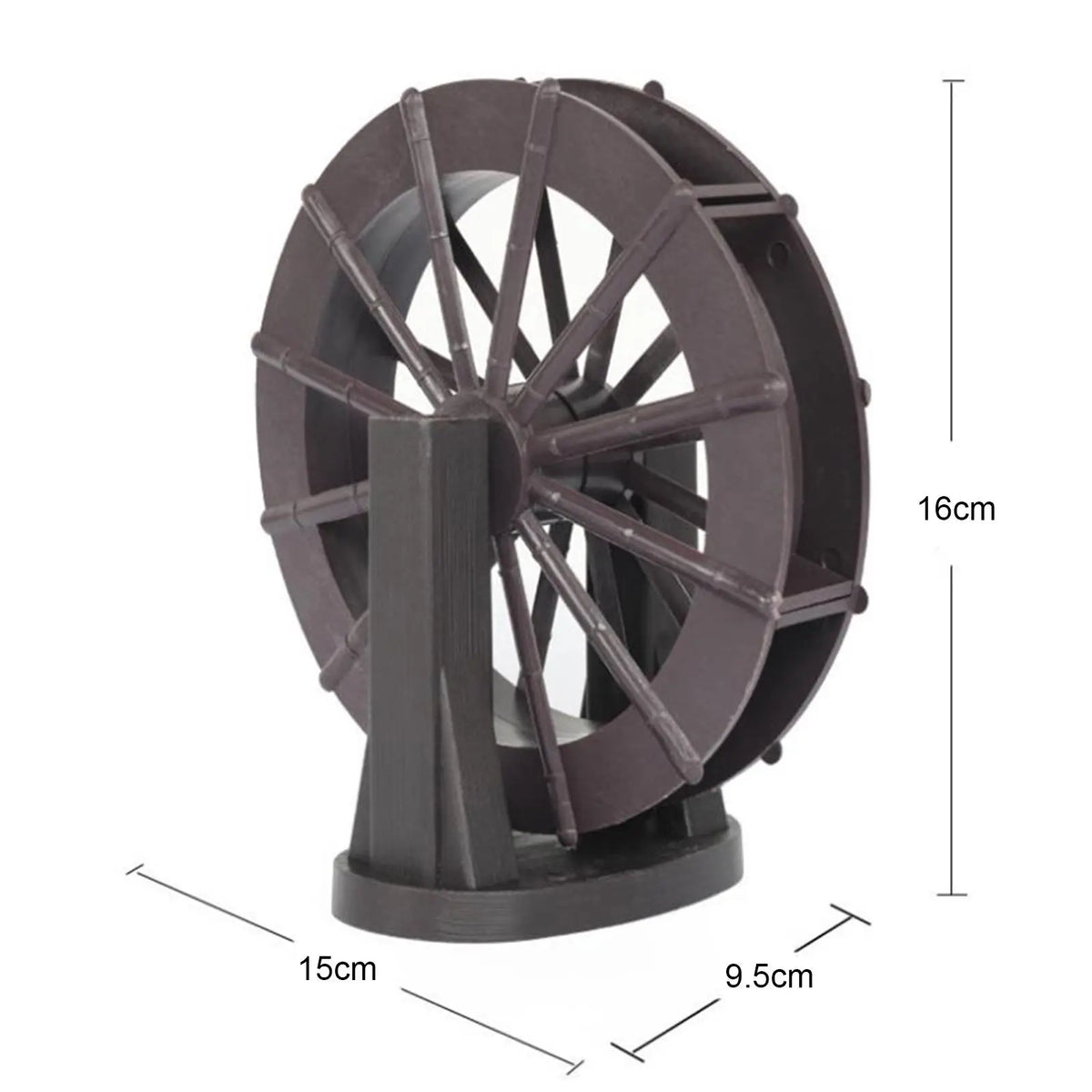 DIY Feng Shui Fountain Water Wheel & Bracket – Desk Decor