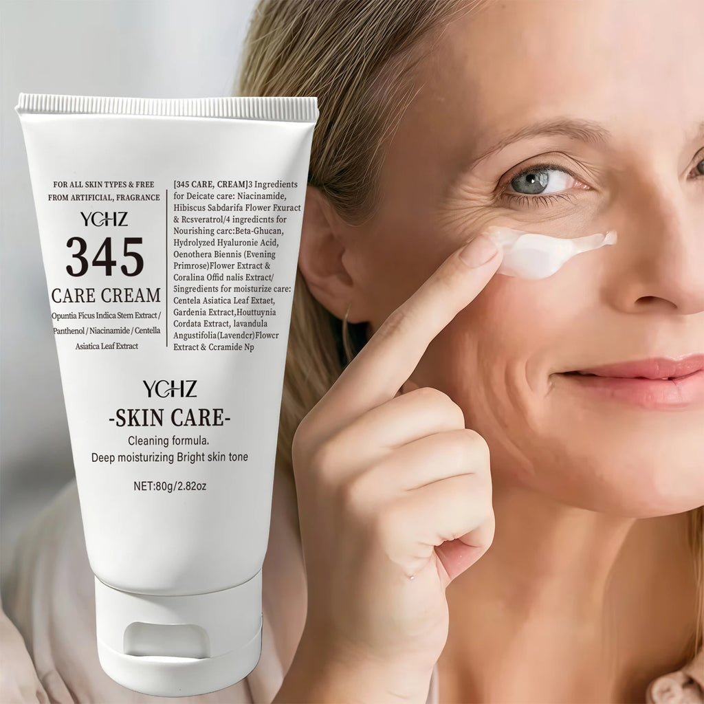 YCHZ 345 Night Face Cream – Hydrating, All Skin Types, 80g