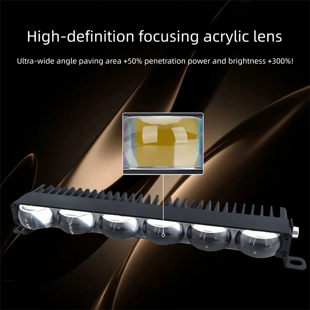Mini LED Projector Fog Work Lamp – Car, Motorcycle & SUV