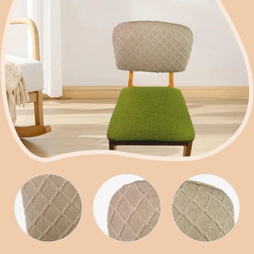 Dustproof Office Chair Back Slipcover | Elastic Backrest Protector
