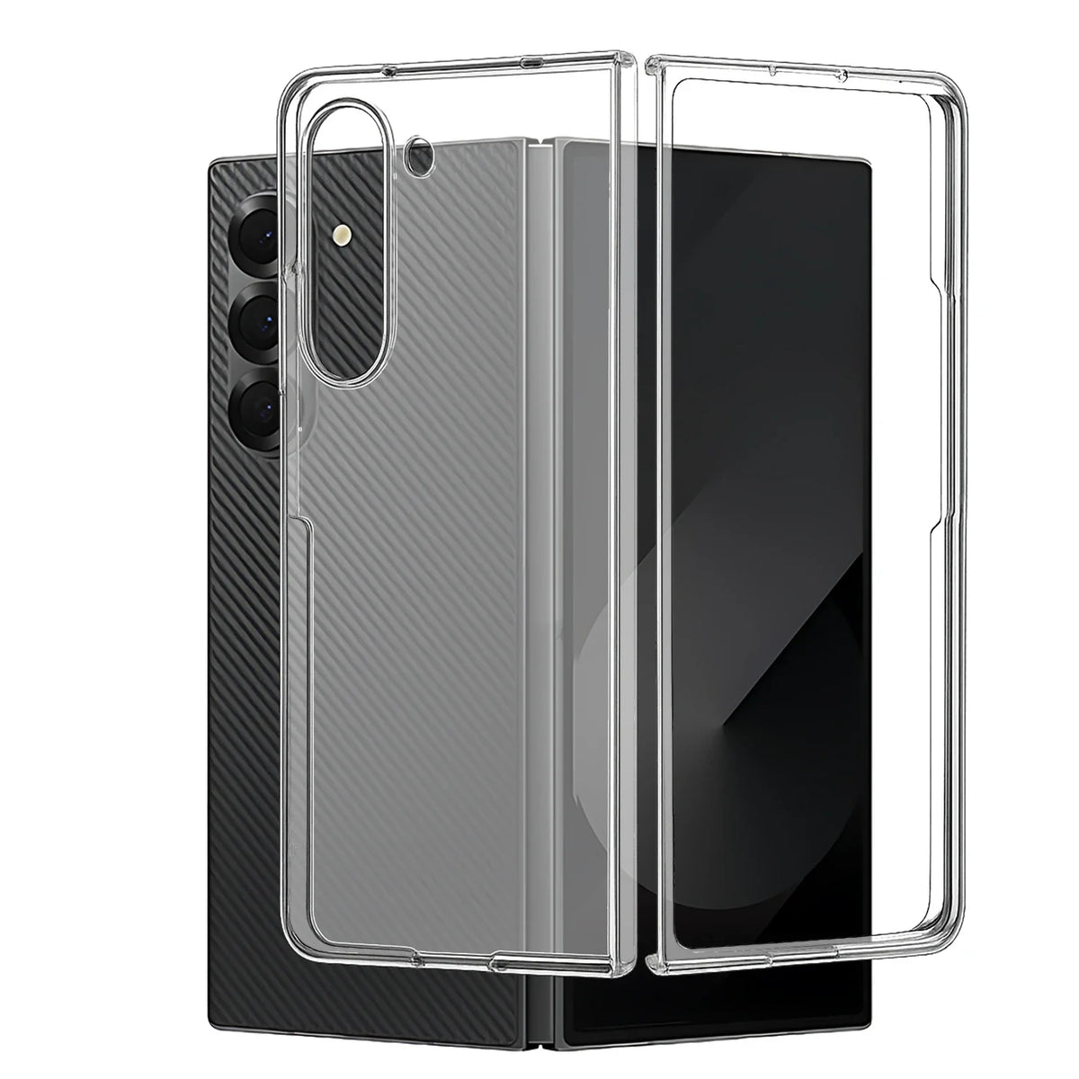 Clear Shockproof PC Case for Samsung Galaxy Z Fold 7