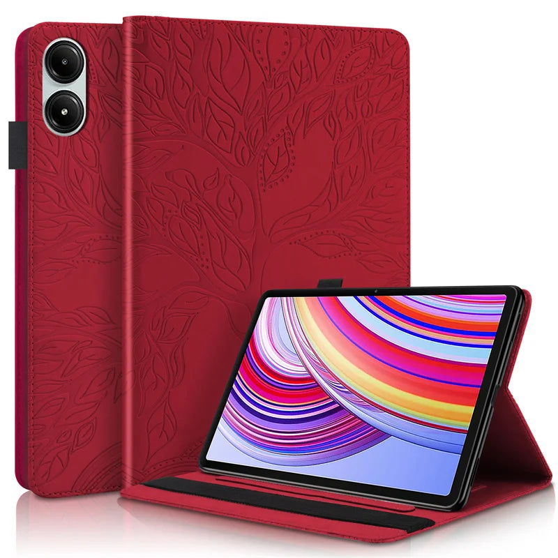 Xiaomi Redmi Pad 2 11" Embossed Tree Flip Wallet Stand Case