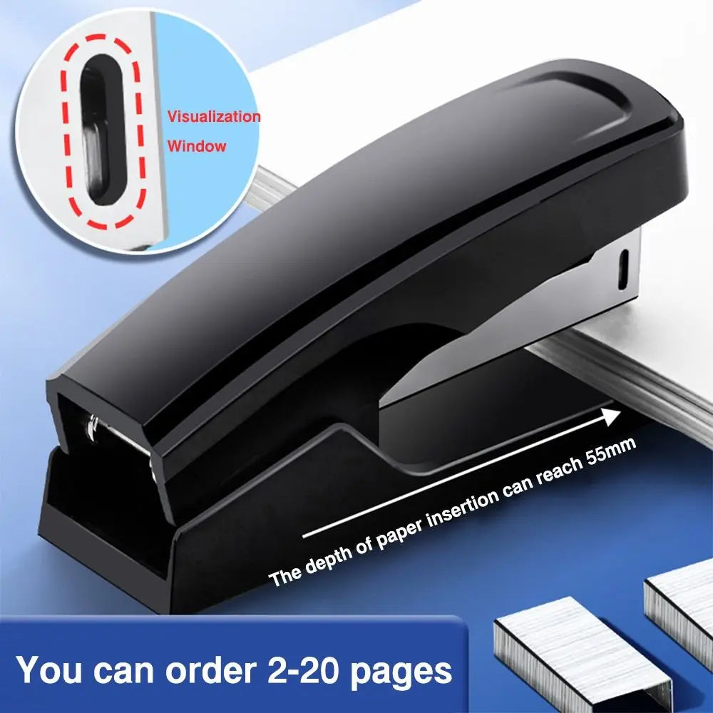 Mini Portable Stapler 24/6 – 20-Sheet Bookbinding Stapler