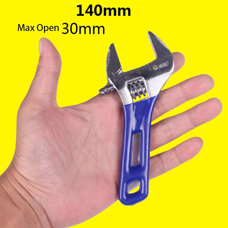 Adjustable Spanner Wrench 4/5/6/8 Inch – Wide-Mouth Hand Tool