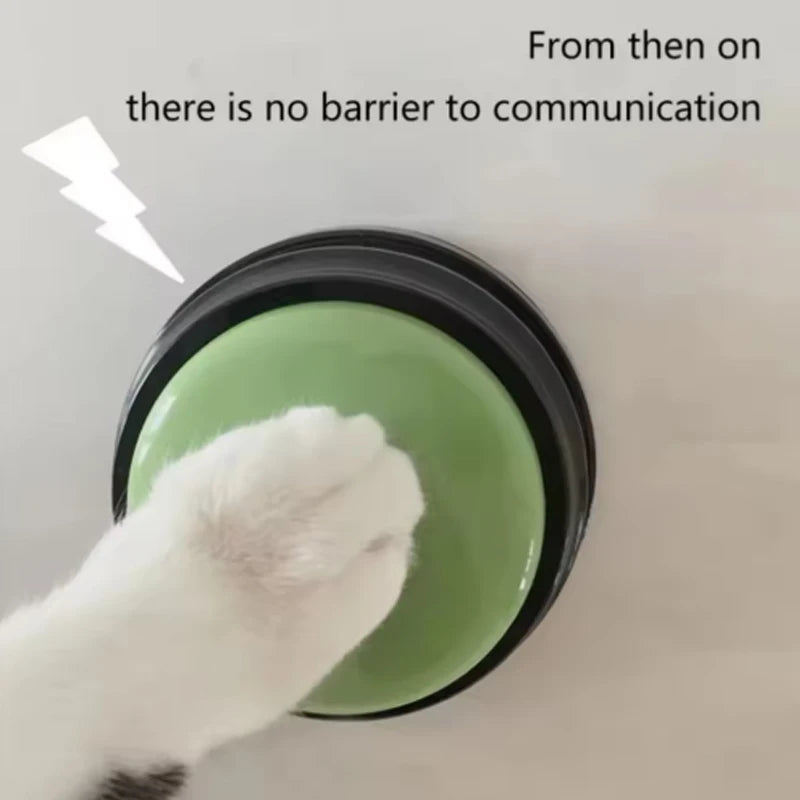Dog Communication Voice Recording Buttons – 30s Pet Training Buzzer
