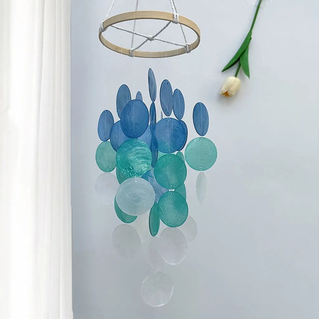 Nordic Shell Wind Chime – Handmade Hanging Home Decor
