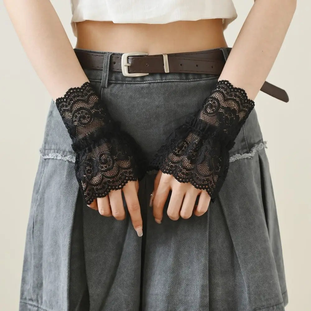 Detachable Hollow-Out False Sleeve Cuffs | Women's Wrist Cuffs